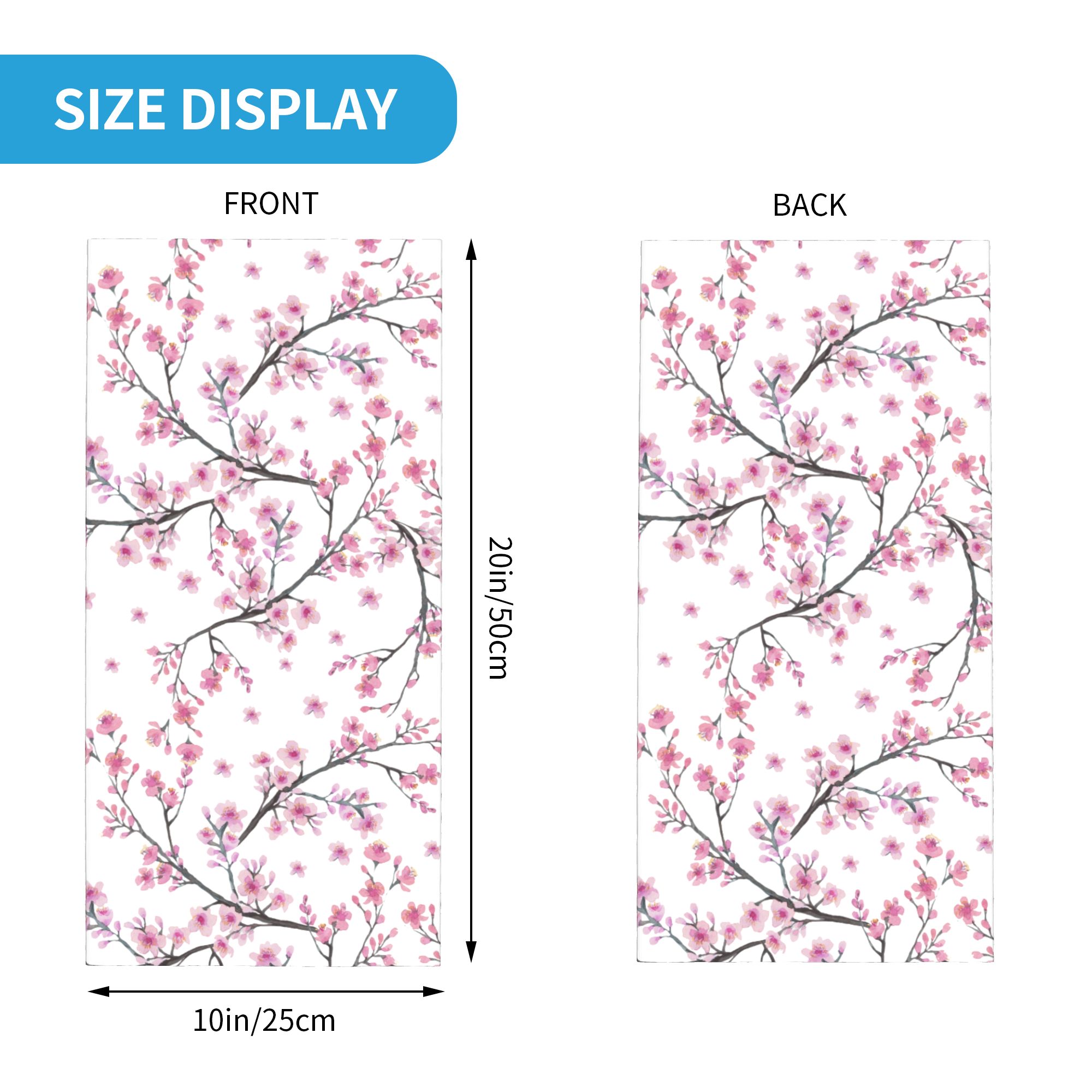 ผ้าพันคอปิดหน้ากันลมลายดอกซากุ - Neck Gaiter Face Cover บทวิจารณ์และราคา