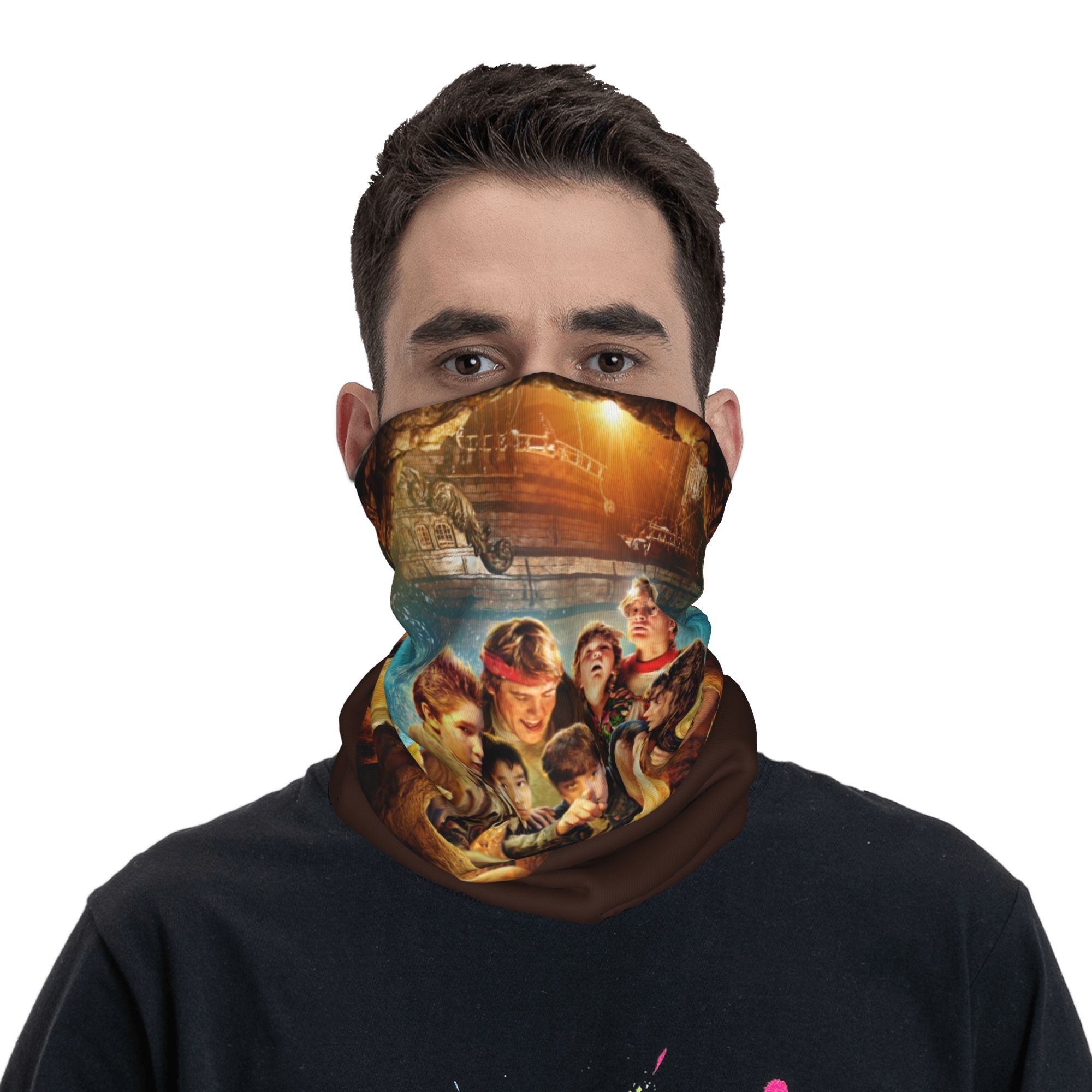ผ้าพันคอแบบมีฮู้ดลาย The Gooni - Neck Gaiter Face Cover บทวิจารณ์และราคา