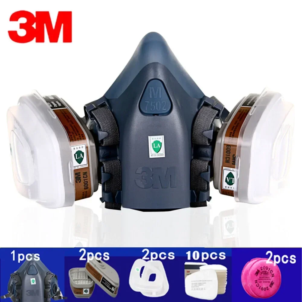 3M 7502 หน้ากากป้องกันฝุ่นละออ - Dust Mask Construction บทวิจารณ์และราคา